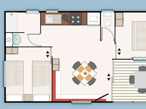 BUNGALOW 2 personnes - Bungalow Bahía 2 pers