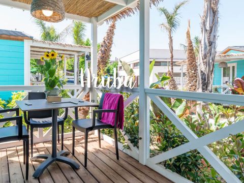 BUNGALOW 3 personnes - Bungalow Aruba bed and breakfast 3 pers