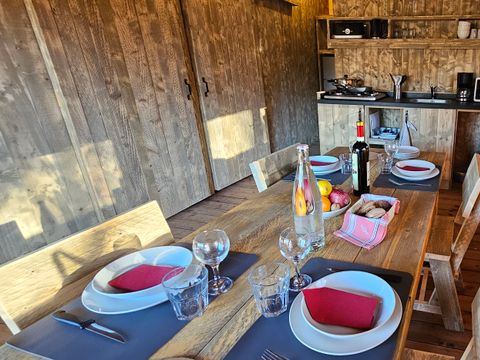 TENTE TOILE ET BOIS 4 personnes - Tente Lodge 4 places PMR