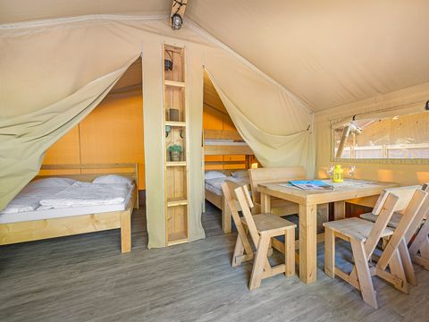 TENTE TOILE ET BOIS 5 personnes - Cikat - Safari tent Lodge (5P) TENTE TOILE ET BOIS 5 personnes - Cikat - Safari tent Lodge (5P)