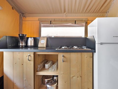 TENTE TOILE ET BOIS 5 personnes - Cikat - Safari tent Lodge (5P)