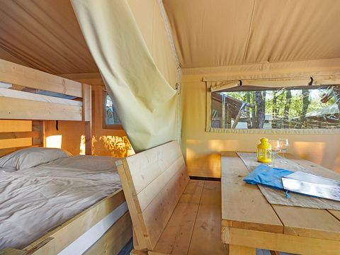 TENTE TOILE ET BOIS 5 personnes - Cikat - Safari tent Lodge (5P) TENTE TOILE ET BOIS 5 personnes - Cikat - Safari tent Lodge (5P)