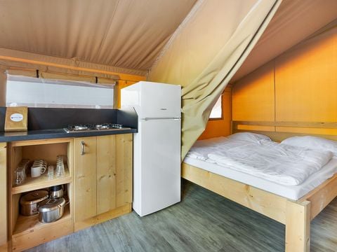 TENTE TOILE ET BOIS 5 personnes - Cikat - Safari tent Lodge (5P)