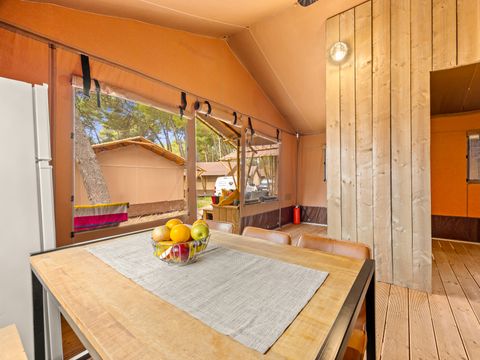 Tente en toile et en bois 5 personnes - Cikat - Safari tent Lodge - 6P
