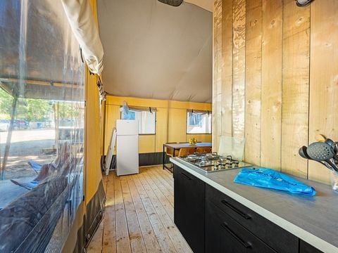 TENTE TOILE ET BOIS 5 personnes - Cikat - Safari tent Lodge (6P)