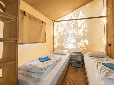 TENTE TOILE ET BOIS 5 personnes - Cikat - Safari tent Lodge (6P)