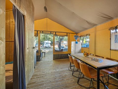 TENTE TOILE ET BOIS 5 personnes - Cikat - Safari tent Lodge (6P) TENTE TOILE ET BOIS 5 personnes - Cikat - Safari tent Lodge (6P)