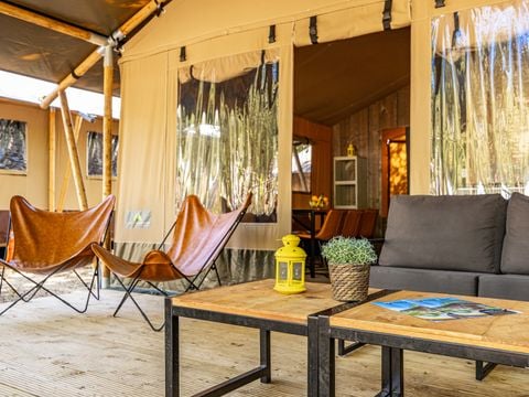 TENTE TOILE ET BOIS 5 personnes - Cikat - Safari tent Lodge (6P)