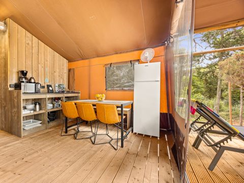 Tente en toile et en bois 5 personnes - Cikat - Safari tent Lodge - 6P