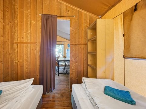 TENTE TOILE ET BOIS 5 personnes - Cikat - Safari tent Lodge (6P)