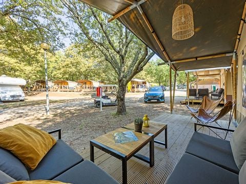 TENTE TOILE ET BOIS 5 personnes - Cikat - Safari tent Lodge (6P)