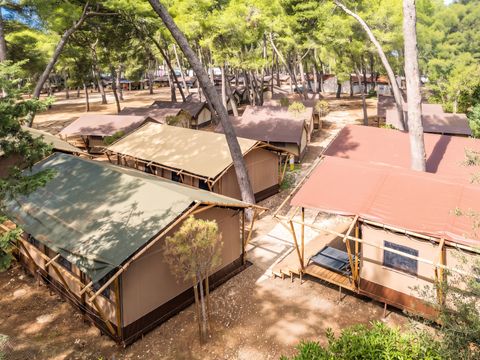 Tente en toile et en bois 5 personnes - Cikat - Safari tent Lodge - 6P