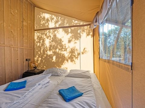 TENTE TOILE ET BOIS 5 personnes - Cikat - Safari tent Lodge (6P)