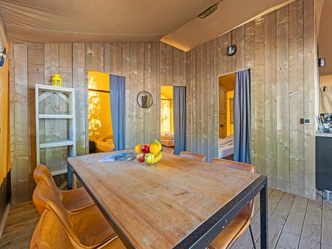 TENTE TOILE ET BOIS 5 personnes - Cikat - Safari tent Lodge (6P) TENTE TOILE ET BOIS 5 personnes - Cikat - Safari tent Lodge (6P)