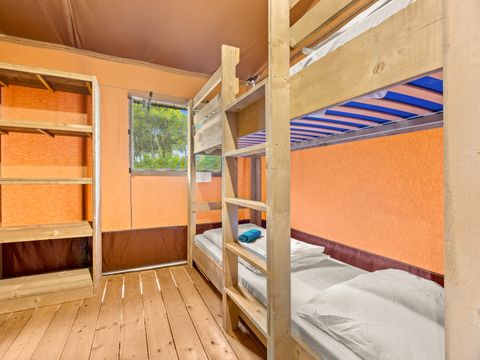Tente en toile et en bois 5 personnes - Cikat - Safari tent Lodge - 6P