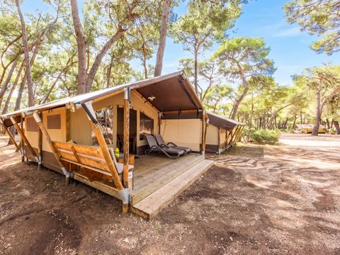 Tente en toile et en bois 5 personnes - Cikat - Safari tent Lodge - 6P