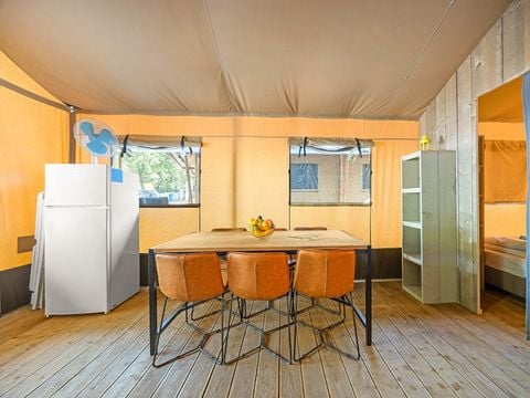 TENTE TOILE ET BOIS 5 personnes - Cikat - Safari tent Lodge (6P)