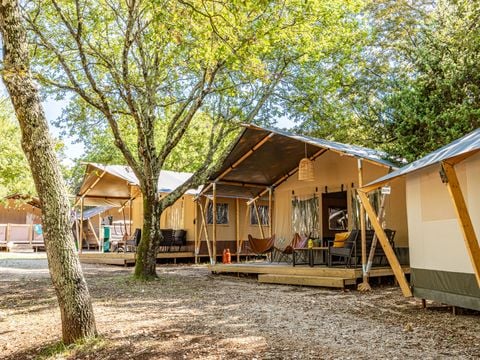 TENTE TOILE ET BOIS 5 personnes - Cikat - Safari tent Lodge (6P)