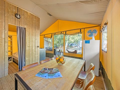 TENTE TOILE ET BOIS 5 personnes - Cikat - Safari tent Lodge (6P) TENTE TOILE ET BOIS 5 personnes - Cikat - Safari tent Lodge (6P)