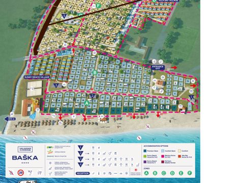 Tente en toile et en bois 5 personnes - Baska - Tente Safari Confort + climatisation