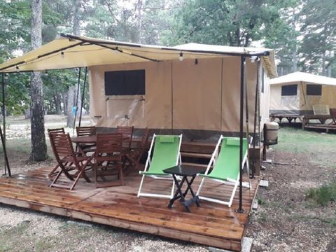 Tente 5 personnes - Lodge - 2 chambres
