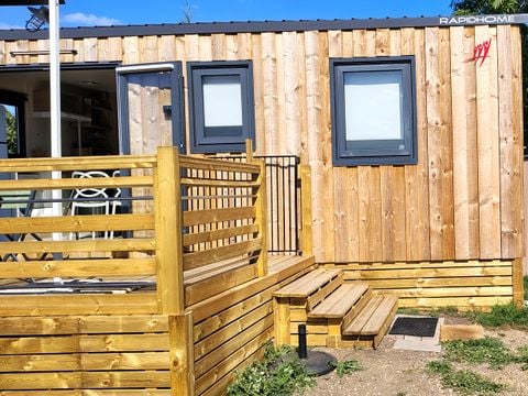 Mobilhome 4 personnes - Confort + 2 chambres terrasse intégrée