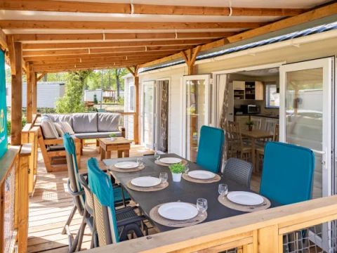 MOBILHOME 6 personnes - Comfort Plus 3 chambres Lounge avec lave-vaisselle