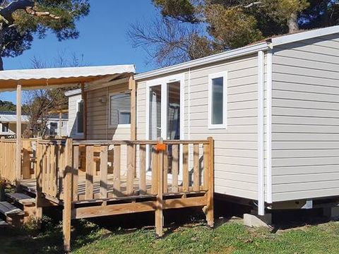 MOBILHOME 4 personnes - Mobil-home | Comfort | 2 Ch. | 4 Pers. | Terrasse surélevée | Clim.