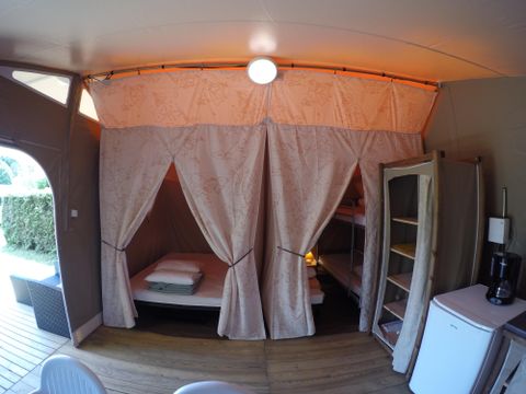 TENTE TOILE ET BOIS 5 personnes - Tente Safari