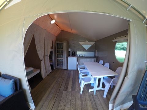 TENTE TOILE ET BOIS 5 personnes - Tente Safari