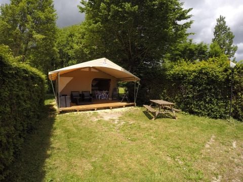 TENTE TOILE ET BOIS 5 personnes - Tente Safari