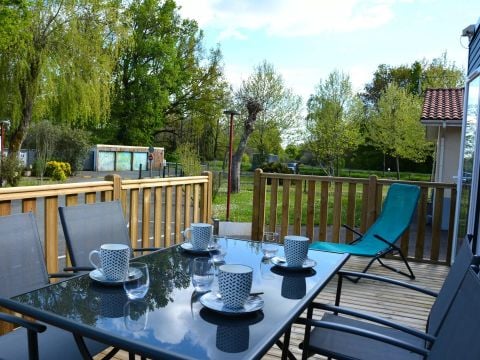 MOBILHOME 4 personnes - Althéa 3 Pièces 4 Personnes Climatisé + TV 2sdb