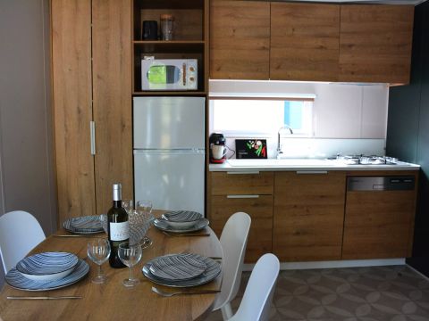 MOBILHOME 4 personnes - Althéa 3 Pièces 4 Personnes Climatisé + TV 2sdb