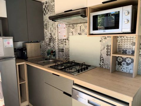 MOBILHOME 6 personnes - Acacia 4 Pièces 6 Personnes Climatisé + TV