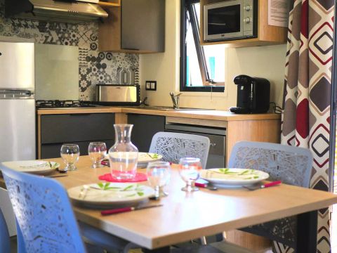 MOBILHOME 4 personnes - Acacia 3 Pièces 4 Personnes Climatisé + TV 2sdb