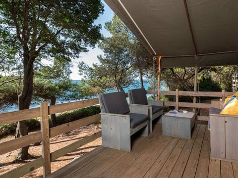 TENTE TOILE ET BOIS 5 personnes - Koversada Camping Resort - Tente Safari de luxe