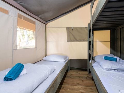 TENTE TOILE ET BOIS 5 personnes - Koversada Camping Resort - Tente Safari de luxe