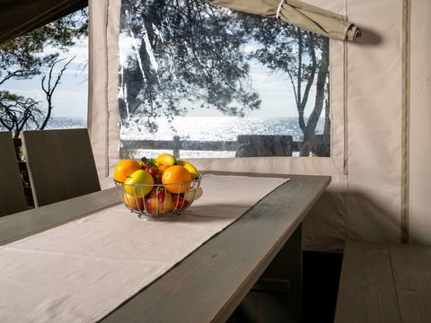 TENTE TOILE ET BOIS 5 personnes - Koversada Camping Resort - Tente Safari de luxe