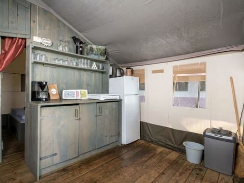 TENTE TOILE ET BOIS 5 personnes - Koversada Camping Resort - Tente Safari de luxe