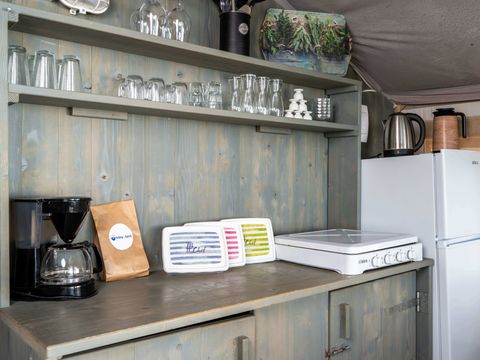 TENTE TOILE ET BOIS 5 personnes - Koversada Camping Resort - Tente Safari de luxe