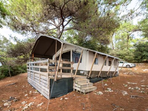 TENTE TOILE ET BOIS 5 personnes - Koversada Camping Resort - Tente Safari de luxe