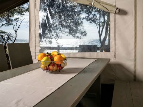 TENTE TOILE ET BOIS 5 personnes - Koversada Camping Resort - Tente Safari de luxe