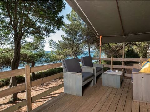 TENTE TOILE ET BOIS 5 personnes - Koversada Camping Resort - Tente Safari de luxe