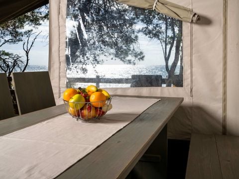 TENTE TOILE ET BOIS 5 personnes - Koversada Camping Resort - Tente Safari de luxe