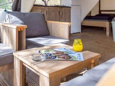 TENTE TOILE ET BOIS 5 personnes - Naturist Solaris - Tente Safari Confort