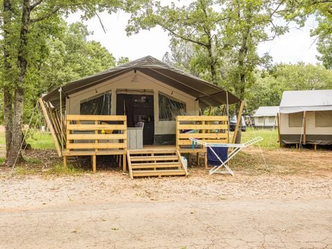 TENTE TOILE ET BOIS 5 personnes - Naturist Solaris - Tente Safari de luxe