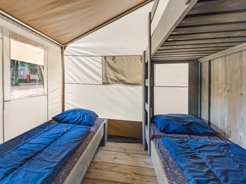 TENTE TOILE ET BOIS 5 personnes - Naturist Solaris - Tente Safari de luxe