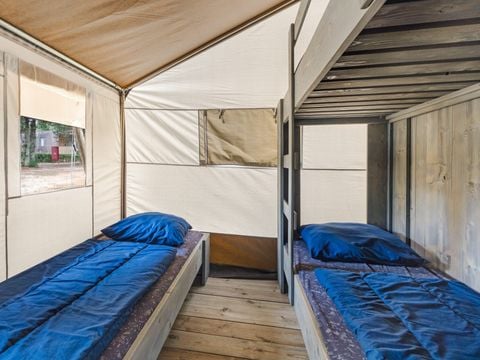 TENTE TOILE ET BOIS 5 personnes - Naturist Solaris - Tente Safari de luxe