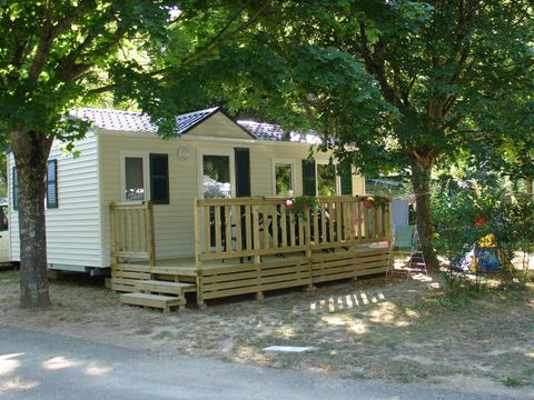 Mobilhome 5 personnes - COSY 2 chambres (TV - terrasse 12m² - superficie 28m²)