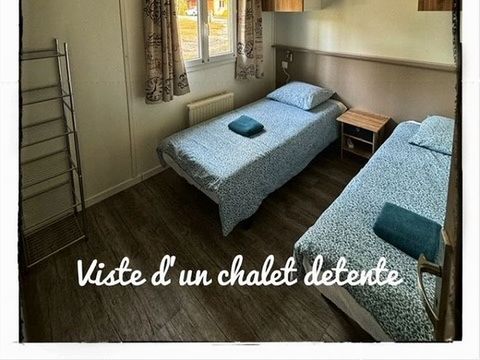 CHALET 4 personnes - Détente 2Ch. 4 / 6 pers (2 personnes supplémentaires possible contacter le camping)